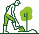Icon make gardening